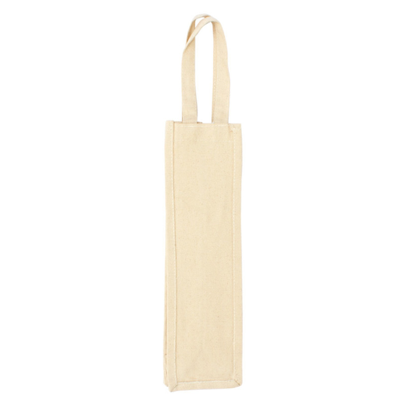 Bolsa Botella Vino 100% Algodón Canvas