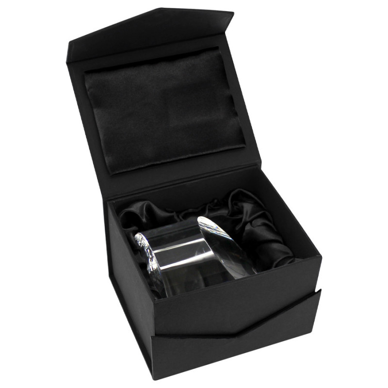 Trofeo Galvano Cristal «Cylinder»