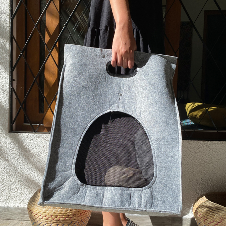 Bolso de Fieltro Porta-Mascota - Imagen 7