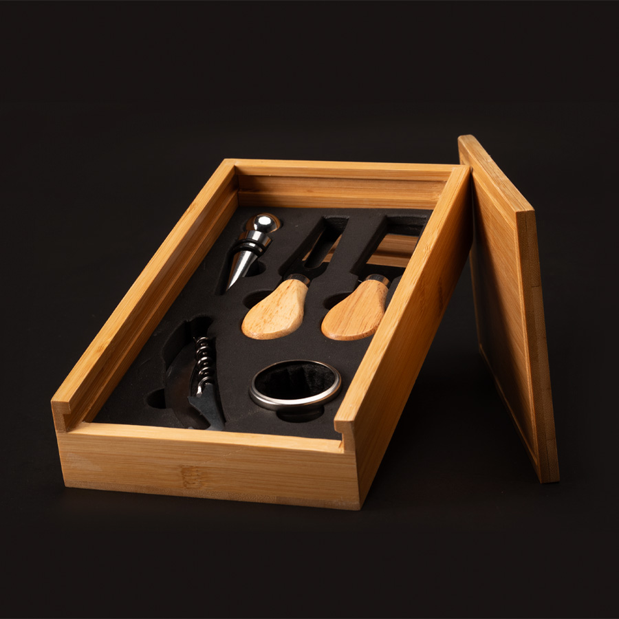 Set Wine & Cheese "FUTRONO" de Bamboo - Imagen 10
