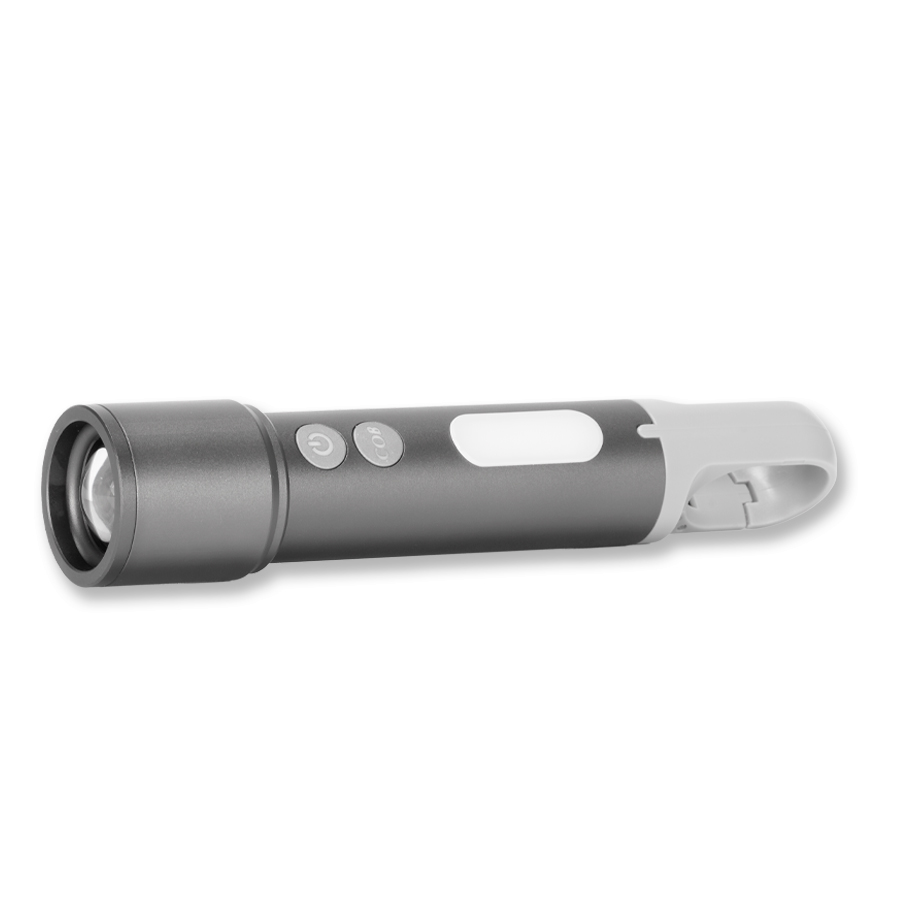 USB Linterna Táctica y lámpara recargable "HOOK" 15-en-1 - Imagen 5