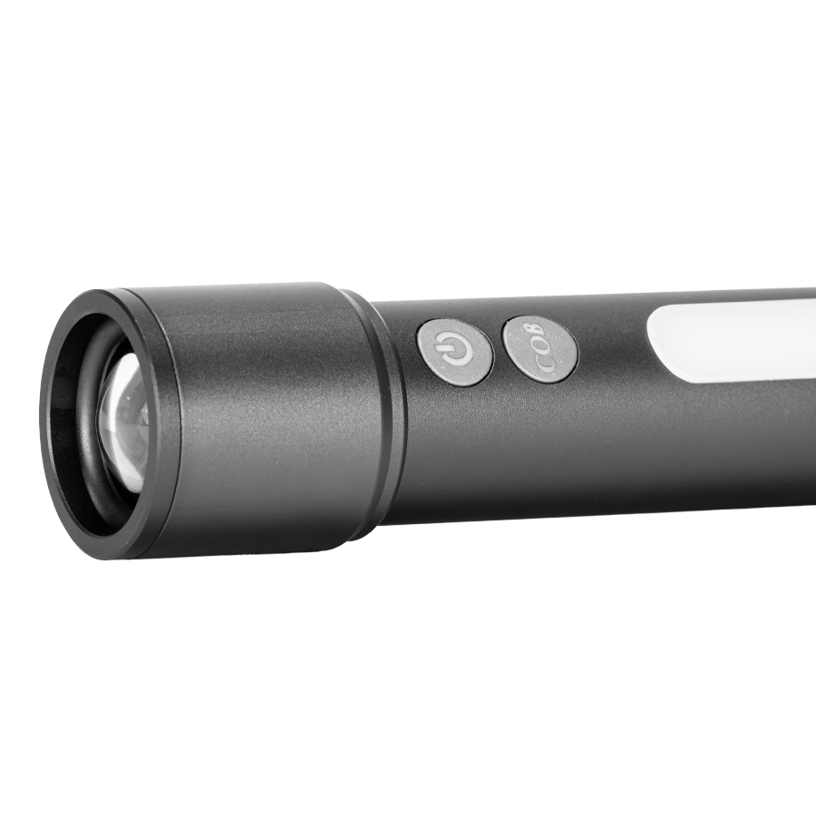 USB Linterna Táctica y lámpara recargable "HOOK" 15-en-1 - Imagen 4