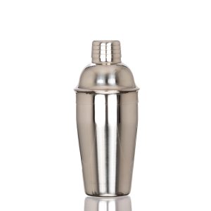 Coctelera metálica plateada "SILVER" 500cc