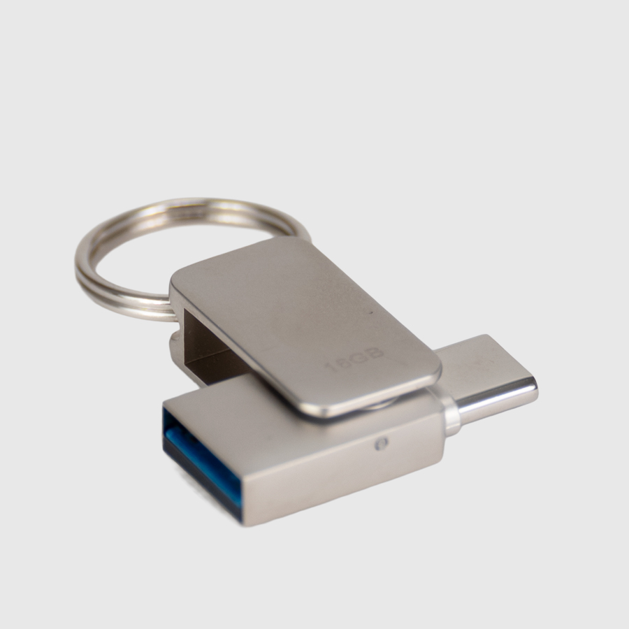 USB 3.0 Mini-Pendrive "Giro" de Acero inoxidable 16GB - Imagen 7
