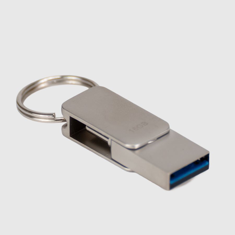USB 3.0 Mini-Pendrive "Giro" de Acero inoxidable 16GB - Imagen 8
