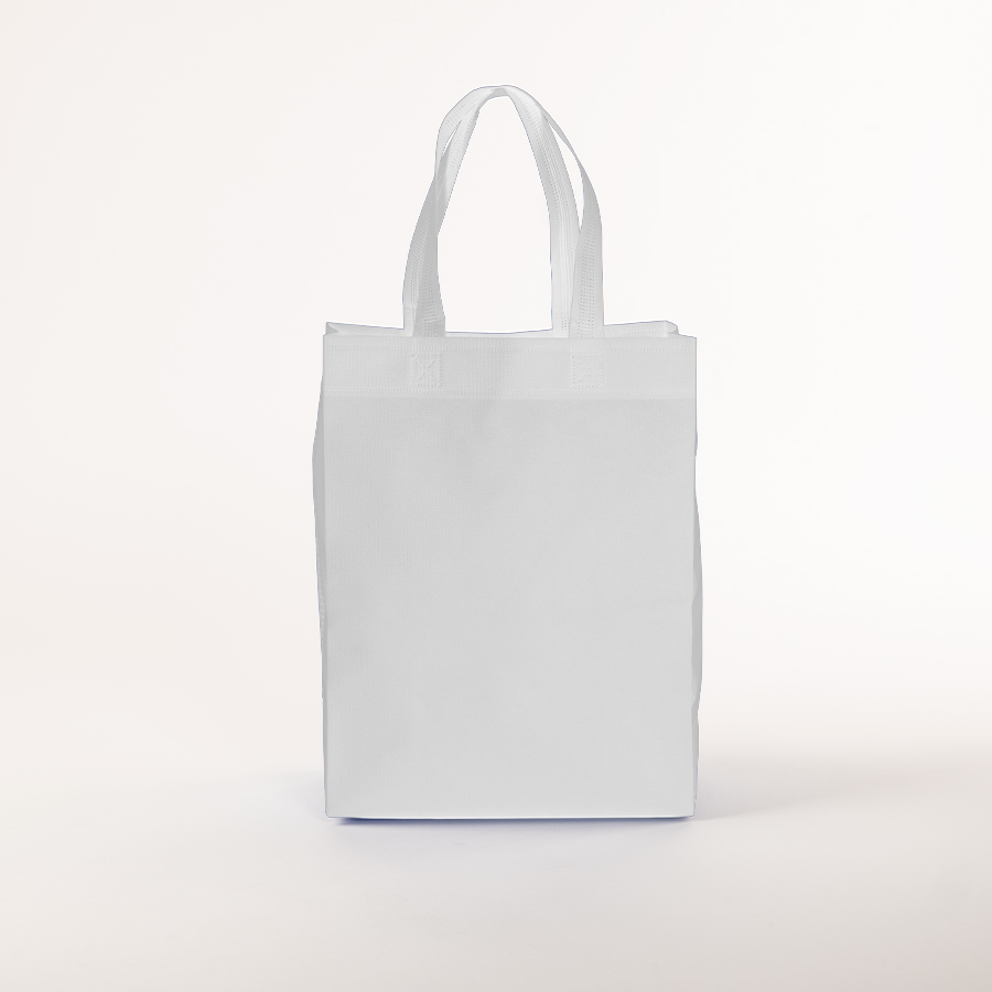Bolsa TNT reutilizable "SAUL" con costuras termoselladas, asas 38 x 2.5 cm. - Imagen 3
