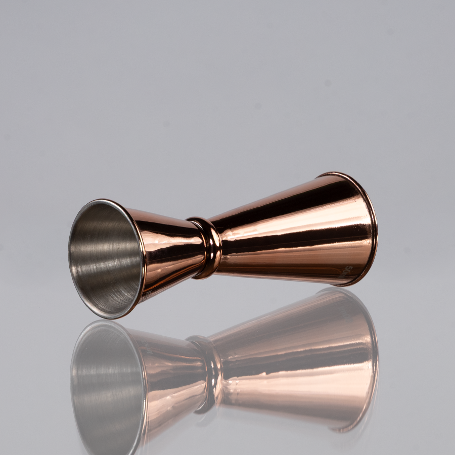 Mixer dosificador de tragos "Jigger" doble, encobrizado 25/50ml - Imagen 4